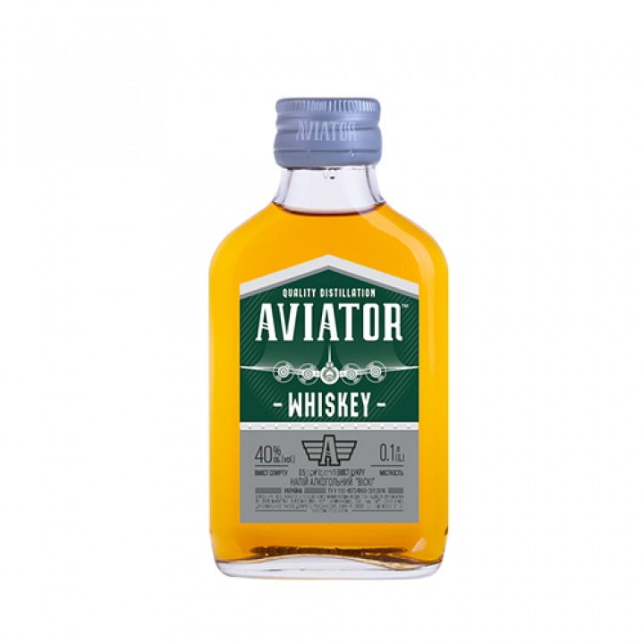 Напиток алкогольный Aviator Виски 0.1 л 40% (4820136356552)