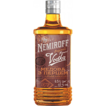Настойка Nemiroff Украинская медовая с перцем 0.5 л 40% (4820181420895) 