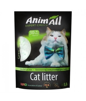 Наполнитель AnimAll Зеленый холм гигиенический силикагелевый для туалетов домашних животных 3.8 л (2000981033453)