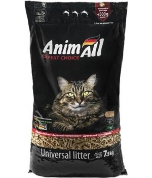 Наповнювач AnimALL деревний для котів 7,5 кг