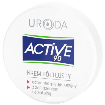 Полужирный крем для лица Uroda Active 90 для защиты и ухода 50 мл 