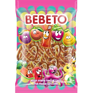 Конфеты жевательные Bebeto "Кобра Икс" 1000 г