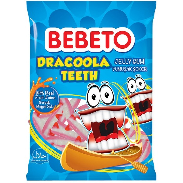 Конфеты жевательные Bebeto "Зубы Дракулы" 80 г (8690146659211)