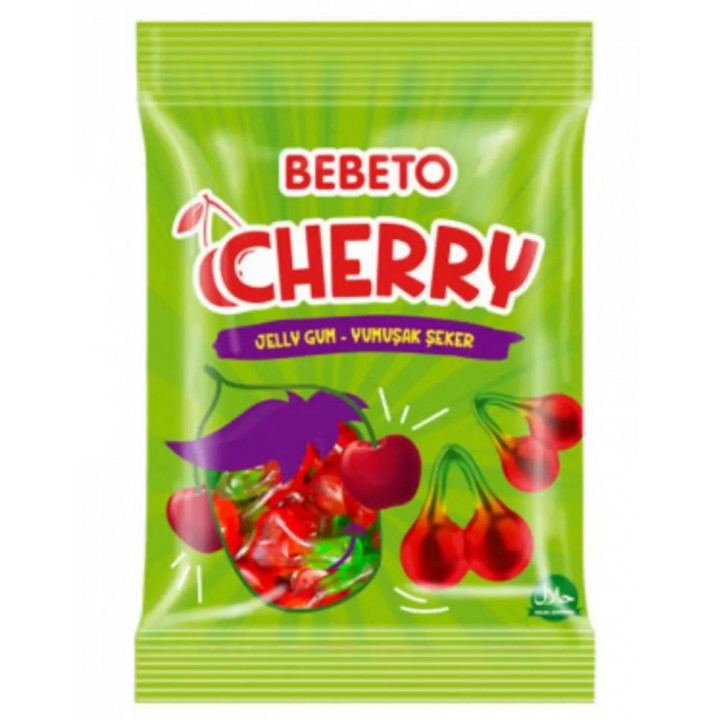Жевательные конфеты Bebeto Вишня 80г (8690146145875) 