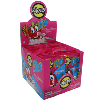 Леденцы Bebeto с сахарной пудрой "Дипс. Клубника" 12 г x 36шт. (8690492119025)