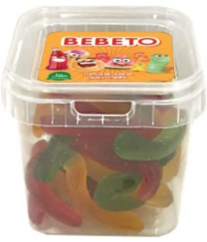 Жевательные конфеты Bebeto "Червячки" 150г (8690146153856)
