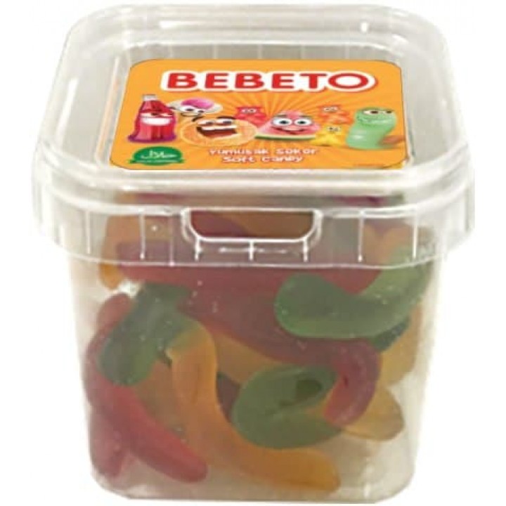 Жевательные конфеты Bebeto "Червячки" 150г (8690146153856)