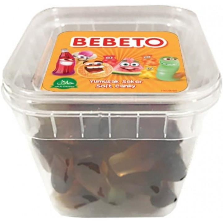  Жувальні цукерки Bebeto "Кола", 150г (8690146153801)