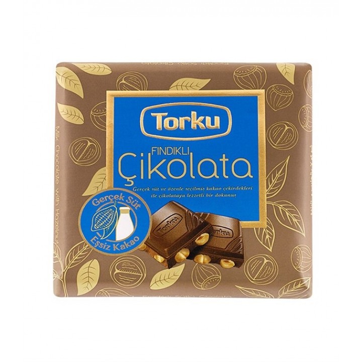 Шоколад Torku молочний з фундуком 70 г (8690120041483)