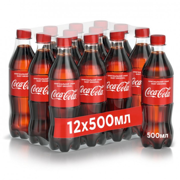Напиток газированный Coca-Сola 0,5 л x 12 шт. (54491472)