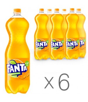 Напій газований Fanta Апельсин 2 л x 6 шт. (5449000004840)