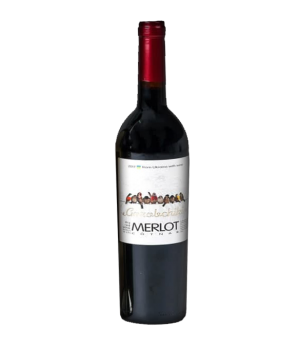Вино Gorobchiki Merlo червоне сухе 0.75л 10-12,0% (4820238710269)