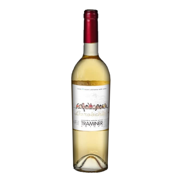 Вино Gorobchiki Traminer КCOTNAR белое полусухое 0,75л 11,5% (4820238710290)