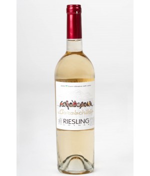 Вино Gorobchiki RESLING біле сухе 0,75л 14% (4820238710276)