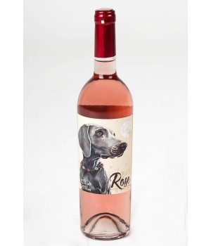Вино Dog Smile COTNAR ROSE рожеве напівсолодке 0,75 л