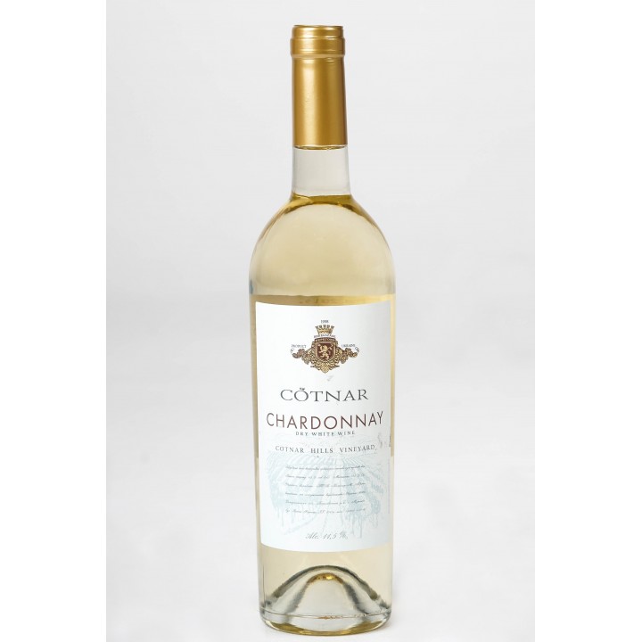 Вино Cotnar CHARDONAY белое сухое 0,75л 9 -12,0% (4820238710016)