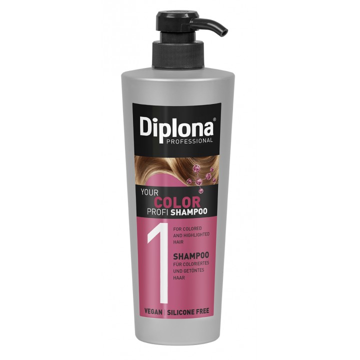 Шампунь Diplona Professional для окрашенных и мелированных волос 600 мл (4003583135639)