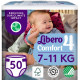 Підгузки Libero Comfort 7-11 кг Розмір 4, 50 шт. (7322541756844)