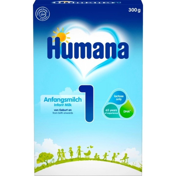 Молочная сухая смесь Humana 1, 300 г (4031244720269)