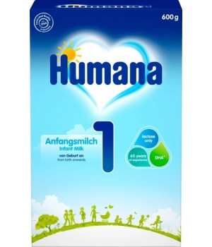 Молочная сухая смесь Humana 1, 600 г (4031244720221)