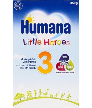 Молочна суха суміш Humana Little Heroes 3, 350 г (4031244705167)
