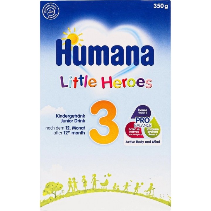 Молочная сухая смесь Humana Little Heroes 3, 350 г (4031244705167)
