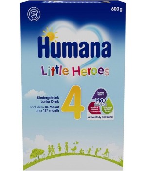 Сухая молочная смесь Humana Little Heroes 4, 600 г (4031244002785)