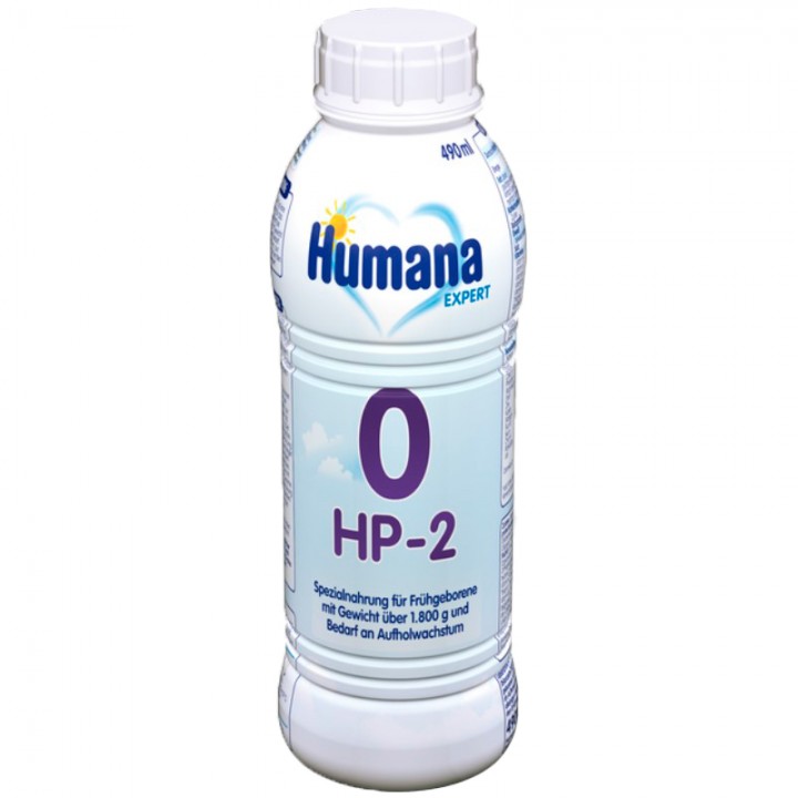 Жидкая молочная смесь Humana 0-HP-2 Expert для недоношенных детей 490 мл (4031244001887)