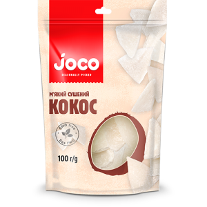 Кокос сушений м'який Joco, 100 г