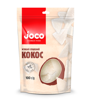 Кокос сушений м'який Joco, 100 г