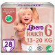 Подгузники-трусики Libero Touch Pants 13-20 кг Размер 6, 28 шт (7322541739670)