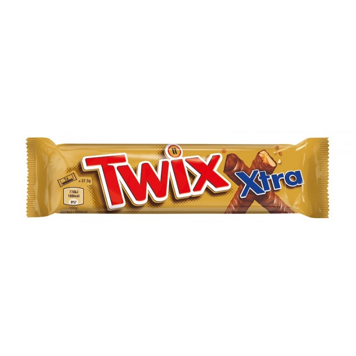 Батончик Twix Extra с печеньем и карамелью в молочном шоколаде 75 г (5900951028502)