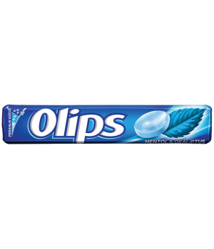  Конфеты леденцы Olips со вкусом ментола и эвкалипта 28г (8690515124272)