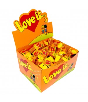 Жувальна гумка LOVE IS зі смаком ананаса і апельсина 4,2г X 100шт. (57028064)