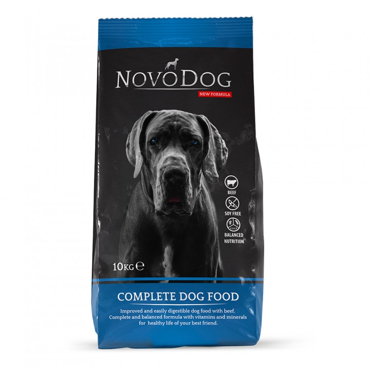 Сухой корм NovoDog для взрослых собак с говядиной, 10 кг (8585005902105)