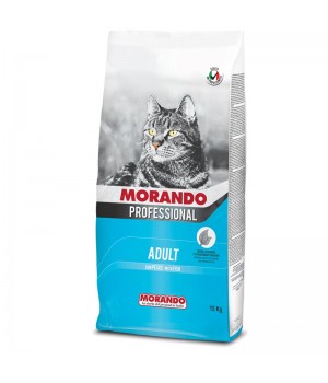 MORANDO PROFESSIONAL ADULT Полноценный сухой корм для взрослых котов с рыбой, 15кг (8007520105309) 