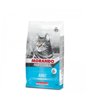 MORANDO PROFESSIONAL ADULT Полноценный сухой корм для взрослых котов с рыбой, 2кг (8007520100021)