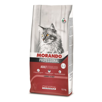 Сухой корм Morando Professional Adult Sterilized с говядиной для стерилизованных котов 12,5 кг (8007520099271)