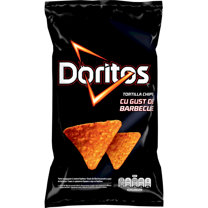Чипсы кукурузные Doritos со вкусом барбекю 90 г (5941000030688)