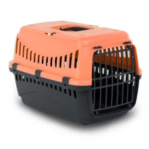 Переноска Bergamo Gipsy 2 large Melone, пластиковая дверца, 58х38х38h см