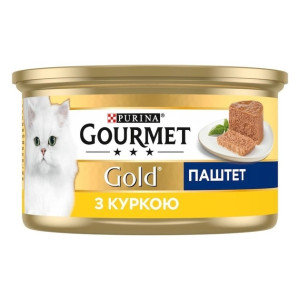 Паштет Gourmet Gold для котів із куркою 85 г (7613031381494)