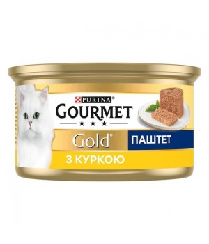 Паштет Gourmet Gold для котів із куркою 85 г (7613031381494)