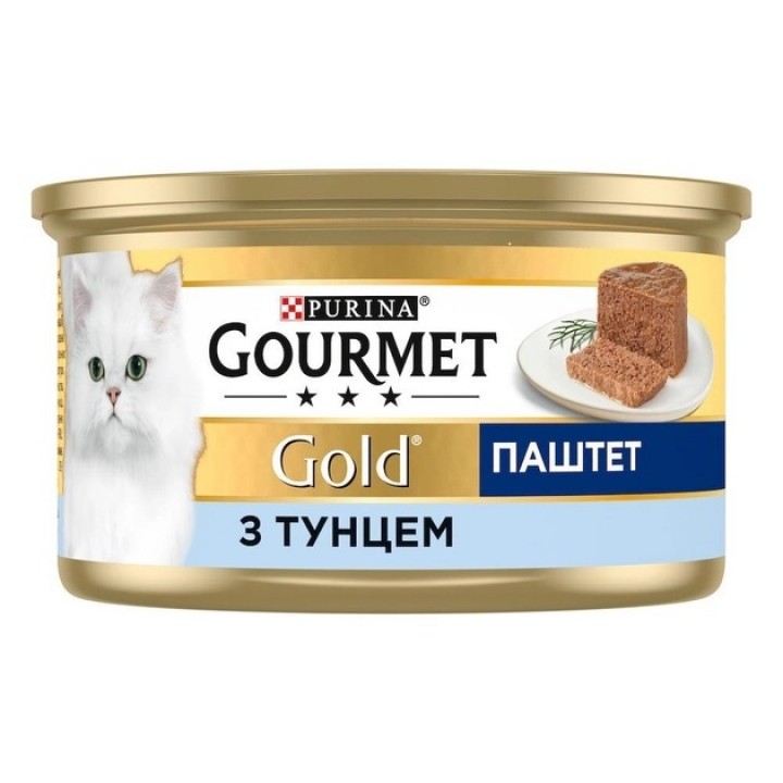 Паштет Gourmet Gold для котов с тунцем 85 г (7613031381029)