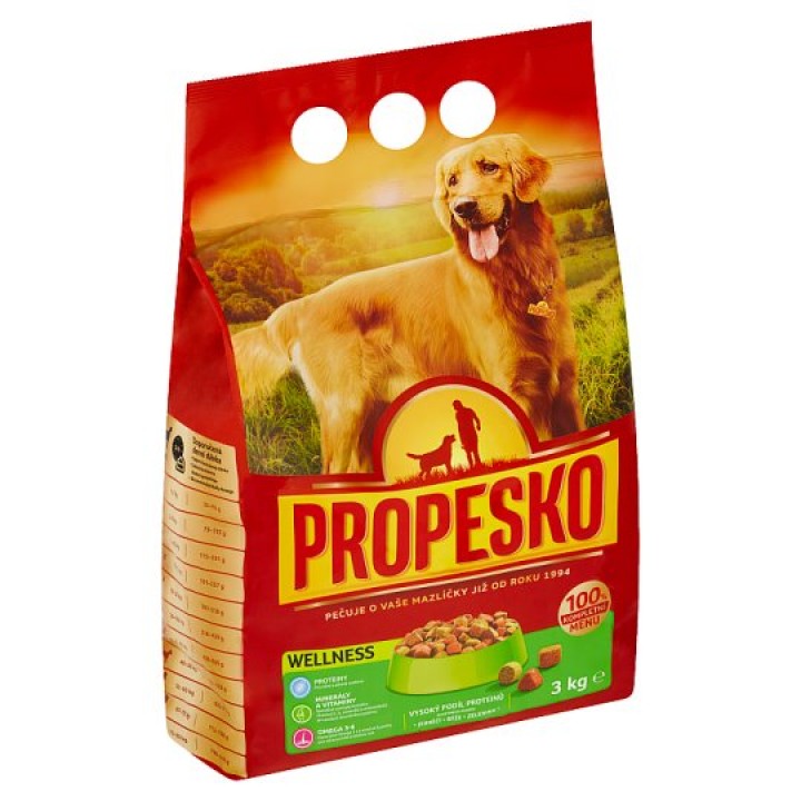 Сухий корм Propesco з ягнятком, рисом та овочами для дорослих собак 3 кг (8595606401549)