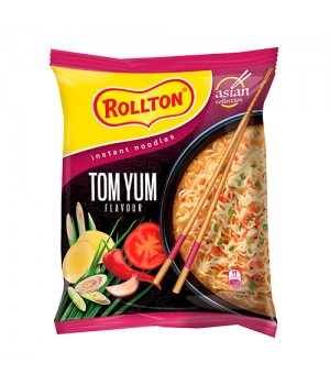 Вермішель швидкого приготування Rollton зі смаком "Том Ям" пачка 65 г (4820179254563)
