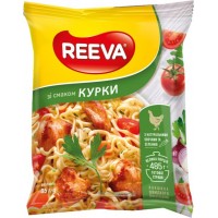 Лапша яичная быстрого приготовления Reeva со вкусом курицы 85 г (4820179257076)