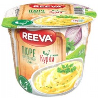 Пюре картопляне Reeva зі смаком курки стакан 40 г (4820179257793)