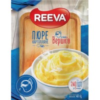 Пюре картопляне Reeva зі смаком вершків 40 г (4820179257847)