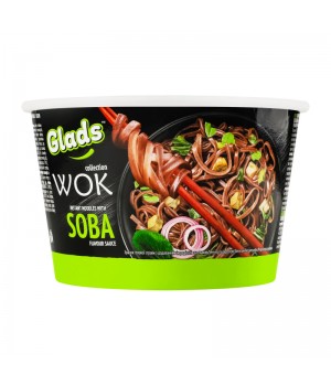 Локшина швидкого приготування GLADS З СОУСОМ SOBA WOK 95 г (4820179259193)