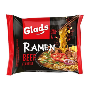 Локшина швидкого приготування GLADS Рамен зі смаком Яловичини пачка 105 г (4820286440279) Локшина швидкого приготування GLADS Рамен зі смаком Яловичини пачка 105 г (4820286440279)